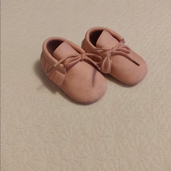 MOCCASINS SIZE 6-12 M PINK - Picture 4 of 5
